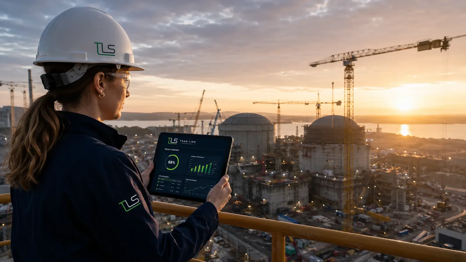 Pilotage de la construction d’un programme nucléaire EPR par Team Line Solutions